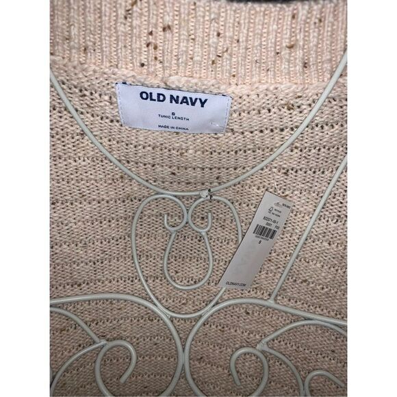 NEW WITH TAGS Old Navy Women’s Size small Tunic Length  Sweater biege - Picture 3 of 4